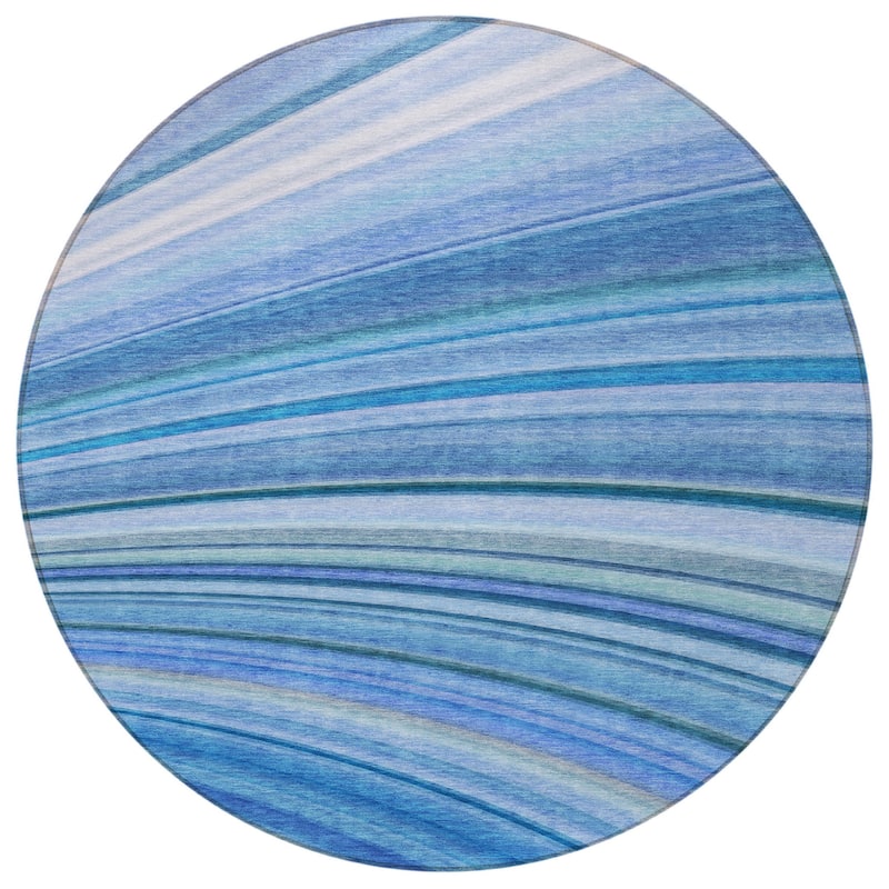 HomeRoots Abstract Transitional Rectangle Outdoor Rug