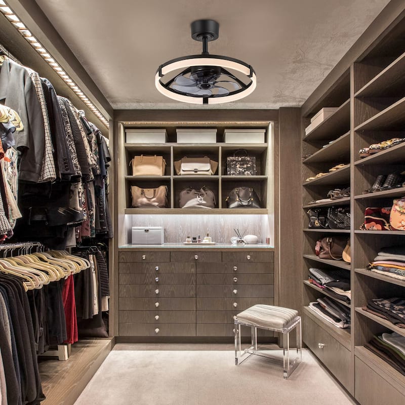 20"/23" Low Profile Dimmable Smart Ceiling Fan with Lights and Remote(6/7 ABS Blades)