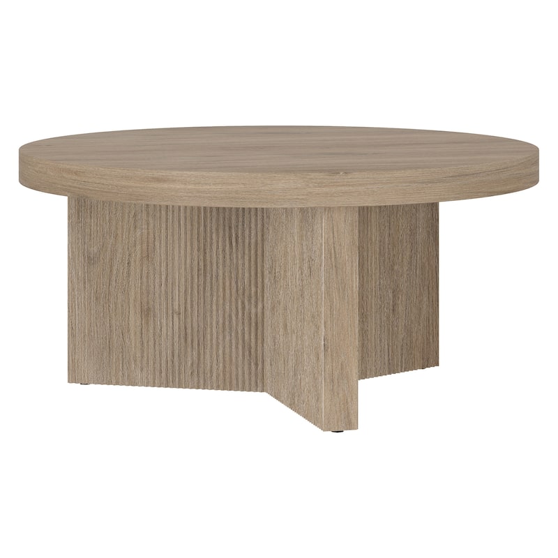 Holm 32" Wide Round Coffee Table