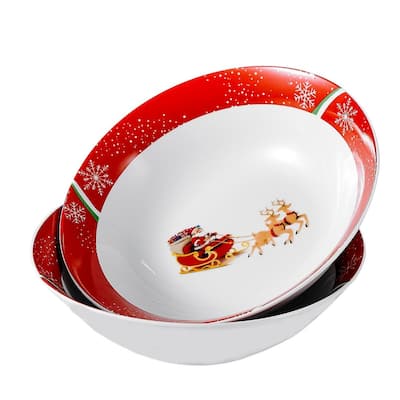 VEWEET Christmas Series 2-Piece Bowl Set