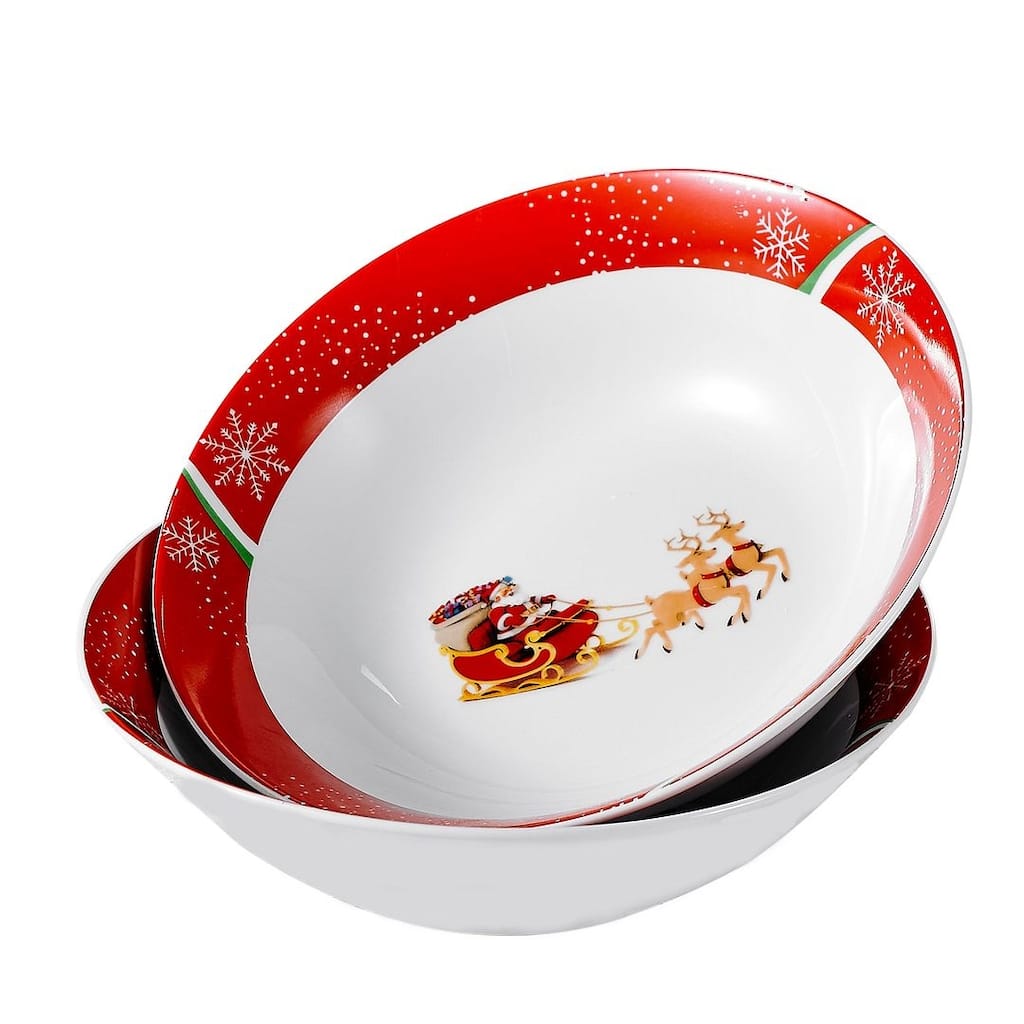 VEWEET Christmas Series 2-Piece Bowl Set