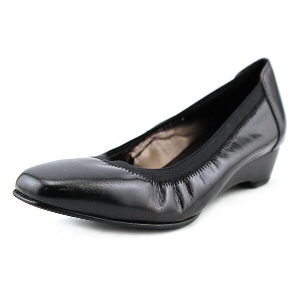 Rose Petals by Walking Cradles Brandi W Open Toe Leather Wedge Heel