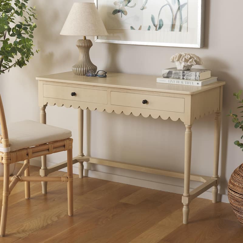 SAFAVIEH Haven 2-Drawer Desk - Natural