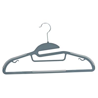 Simplify 8 Pack Ultimate Hanger in Dark Grey - 9"x 16.1"x .18"