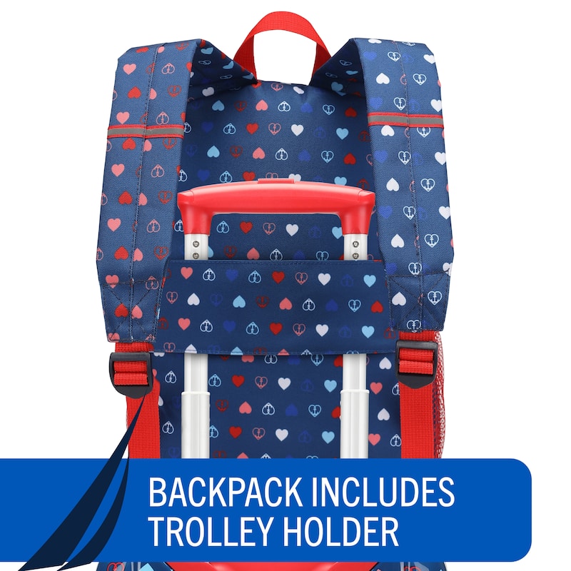 Nautica Kids 18" Back to School Carry-on 5-Piece Luggage Set