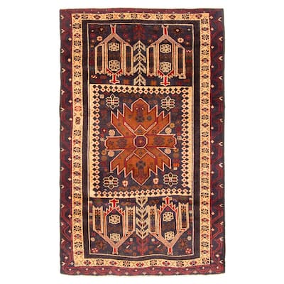 Teimani Black Rug 2'10" x 4'8" - 2'10 x 4'8