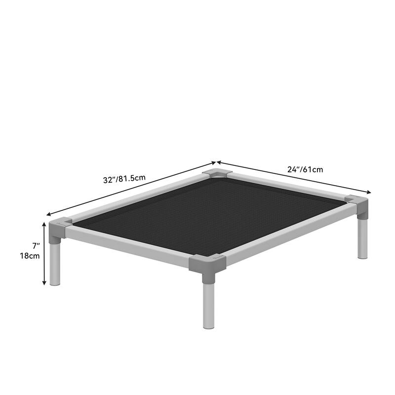 Moasis Textilene Dog Bed, with Aluminum Frame