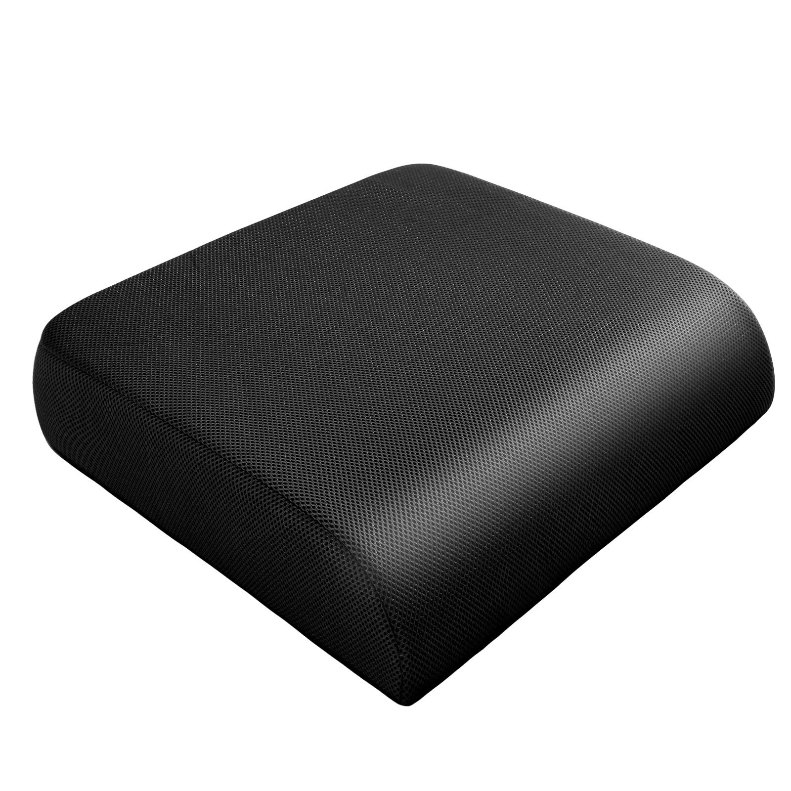 Extra Thick Large Seat Cushion 19 X 17.5 X 4 Inch Gel Memory Foam Cushion with Carry Handle Non Slip Bottom Pain Relief Bed Bath Beyond 40512898