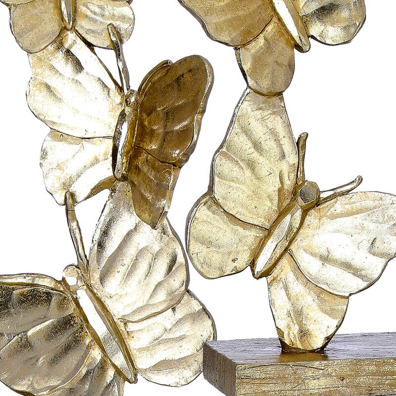 10.5-13" Resin Butterfly Parade Set of 2