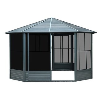 GDFStudio - Harper 13'x13' Octagonal Sunroom Solarium with