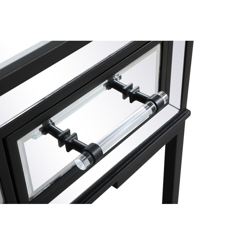 Modern Mirrored End Table