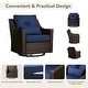 preview thumbnail 35 of 105, Murphy Outdoor Wicker Patio Outdoor Sofa Swivel Chair Coffee Table