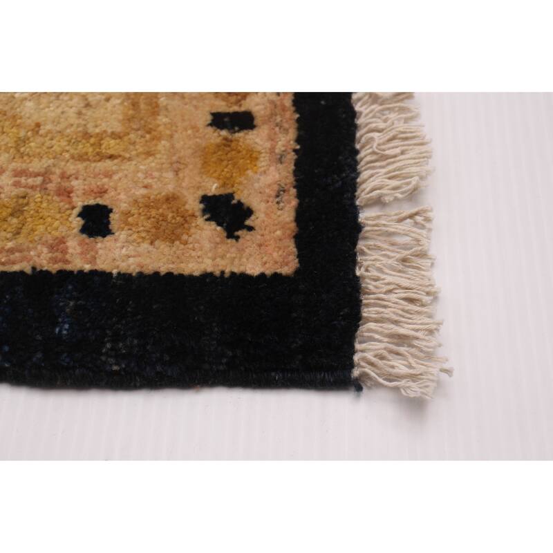 ECARPETGALLERY Hand-knotted Chobi Finest Navy Wool Rug - 10'0 x 13'9