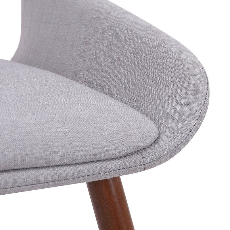 Mid-Century Modern Fabric Side Chair
