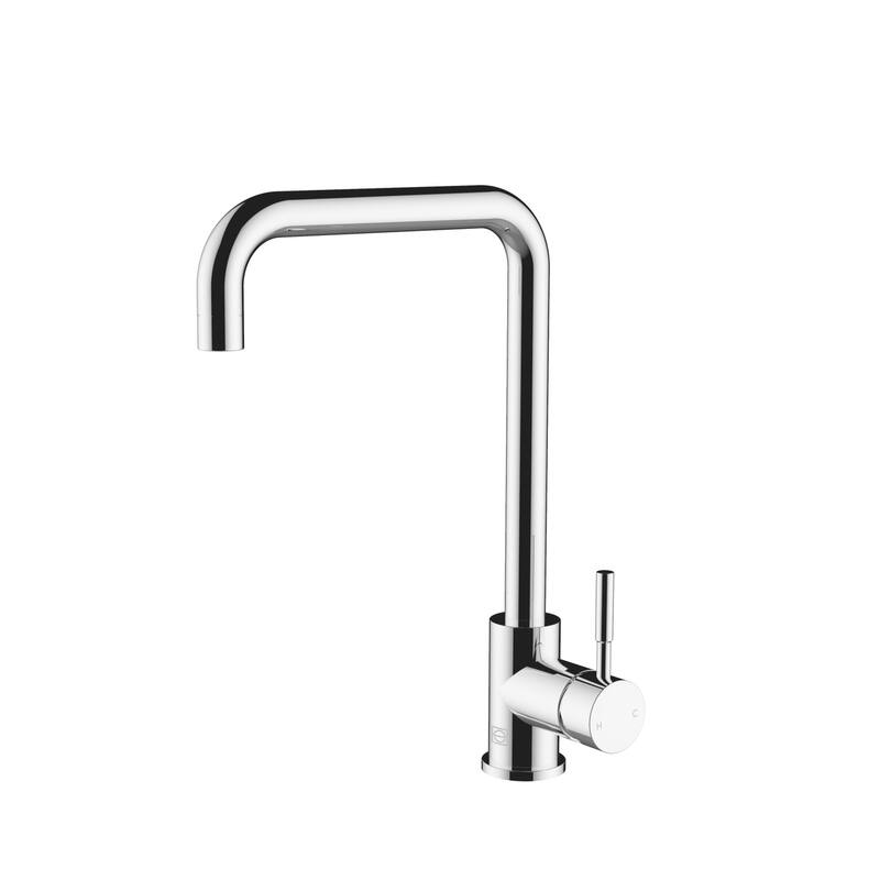 Indigo Home Single Handle Pull Down Sprayer Kitchen Faucet - Chrome