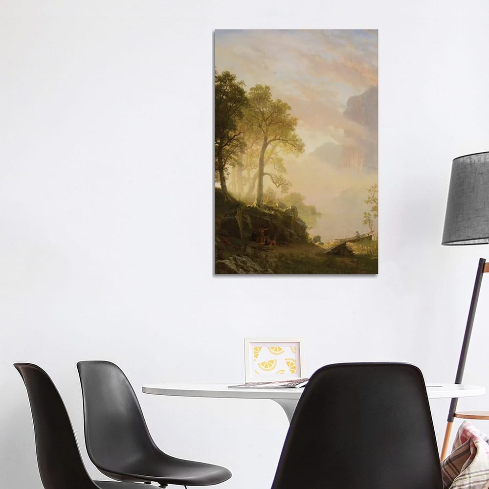 iCanvas "The Merced River in Yosemite, 1868 " by Albert Bierstadt Canvas Print