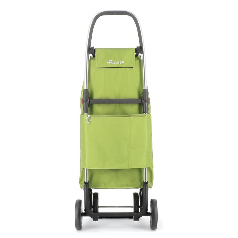 Rolser I-Max MF 4 Wheel Foldable Shopping Trolley - 15.35 in. W x 41.34 in. H x 12.6 in. D