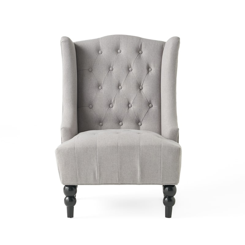 27.5" Button Tufted Club Chair