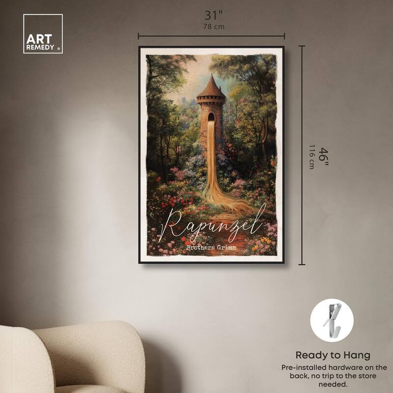 Rapunzel Classic Canvas by Art Remedy