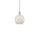 Option Polished Chrome / White Glass with White Rope