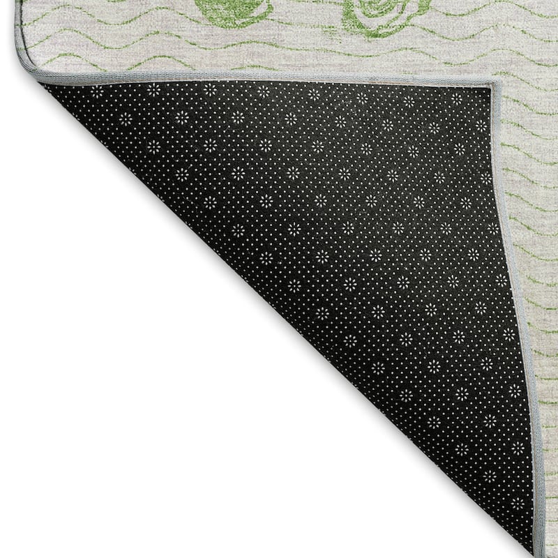 Premium Washable Super Soft Coastal Seahorse Mayfield Rug
