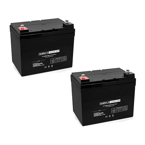 Replacement Deep Cycle AGM SLA Battery 12V-33Ah (2-Pack) Replacement AGM SLA Battery