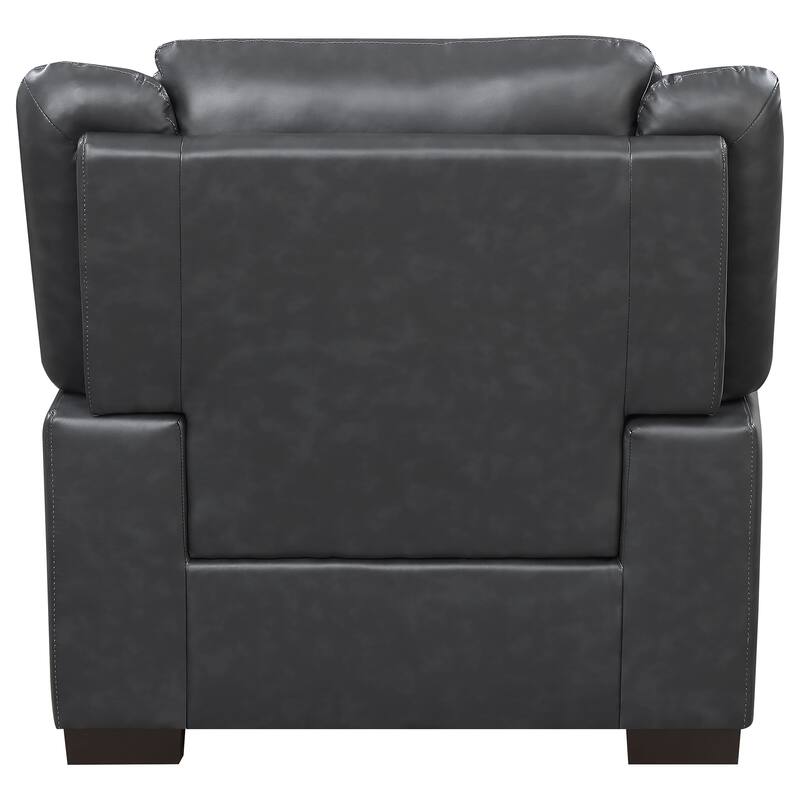 Arabella Transitional Upholstered Padded Arm Sofa Set