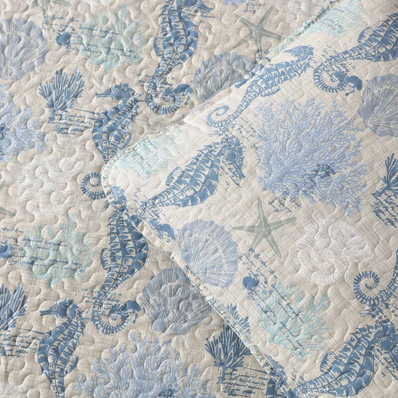 Caribbean Joe Coastal 3PC Quilt Set