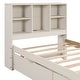 preview thumbnail 27 of 26, Twin Size Platform Bed with Built in USB Port,Bookcase and 2 Drawers