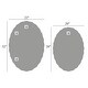 preview thumbnail 8 of 6, Porch & Den Outlook Beveled Oval Venetian Frameless Wall Mirror