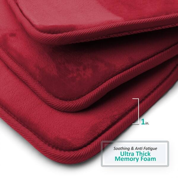 3pcs memory foam bath rug pedestal mat anti slip luxury bathroom set super soft. non slip memory foam bath rug 3 pack