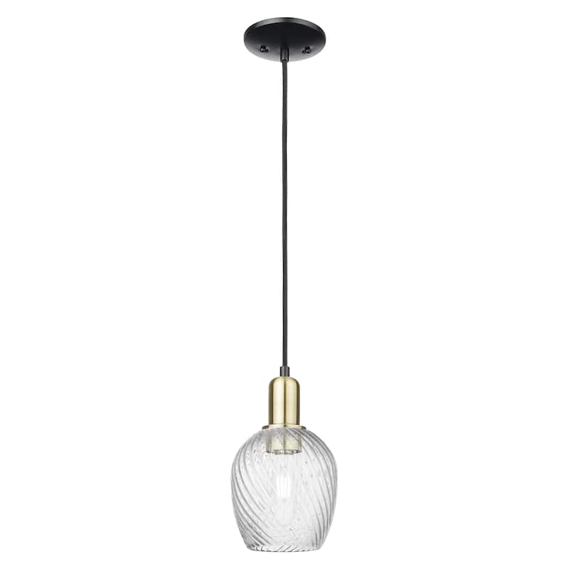 Innovations Lighting Endless Possibilities Arcadia - Salina - 1 Light 6" Cord Hung Mini Pendant - Black Antique Brass