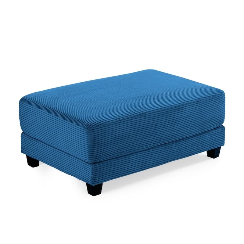 The Contemporary Oversized Corduroy Ottoman