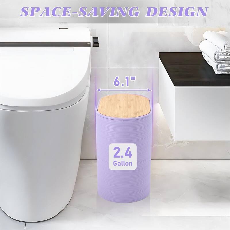 Bathroom Accessories Set with Trash Can - 1 x 1 x 1