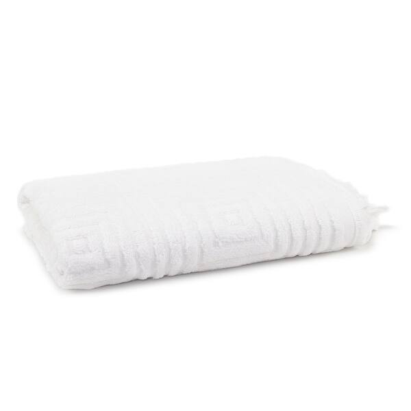 slide 2 of 7, East'N Blue Troya Bamboo Hand Towel (Pack of 1) White