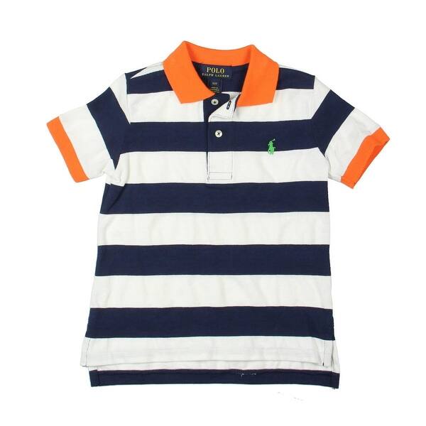 Shop Polo Ralph Lauren Polo Shirt Toddler Boys Striped Overstock