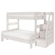 preview thumbnail 17 of 26, Max and Lily Modern Farmhouse Twin Over Full Bunk Bed With Staircase