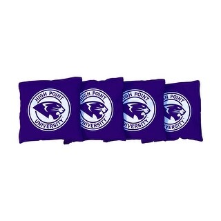 High Point University Purple Cornhole Bags