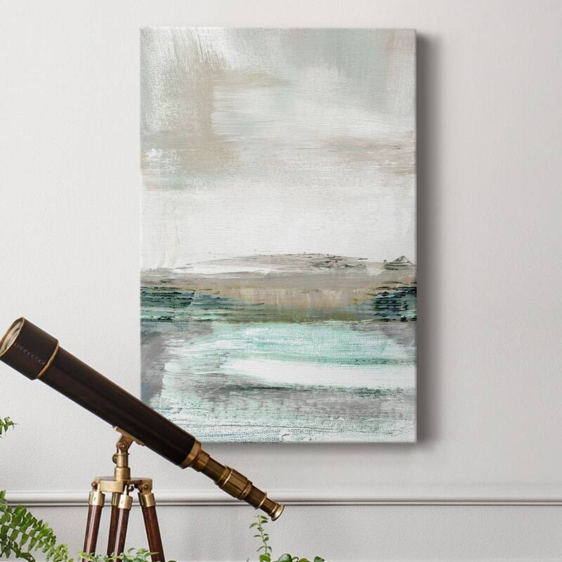 Summer Teal I Premium Gallery Wrapped Canvas - Ready to Hang