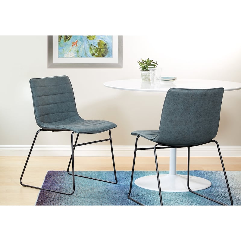 Halo Stacking Chair (Set of 2) - Navy