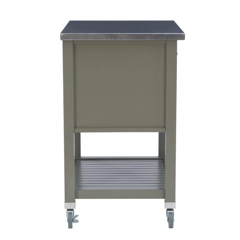 Eileen Rolling Kitchen Cart with Storage