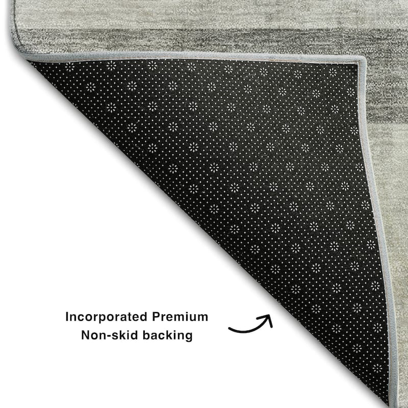 Premium Washable Super Soft Contemporary Ombre Mayfield Rug