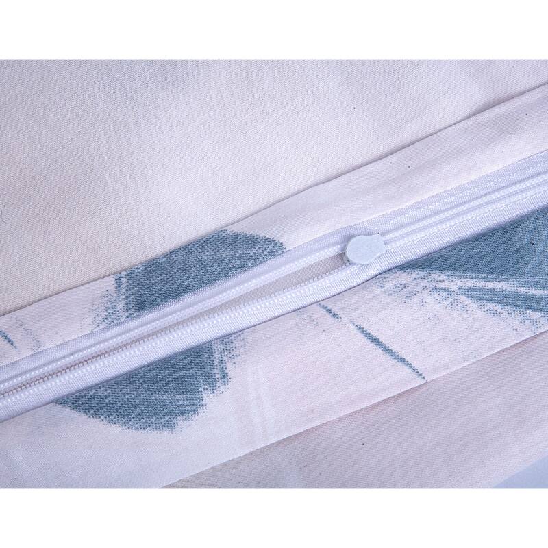STP Goods Grey Feather Cotton Duvet Cover Set of 3