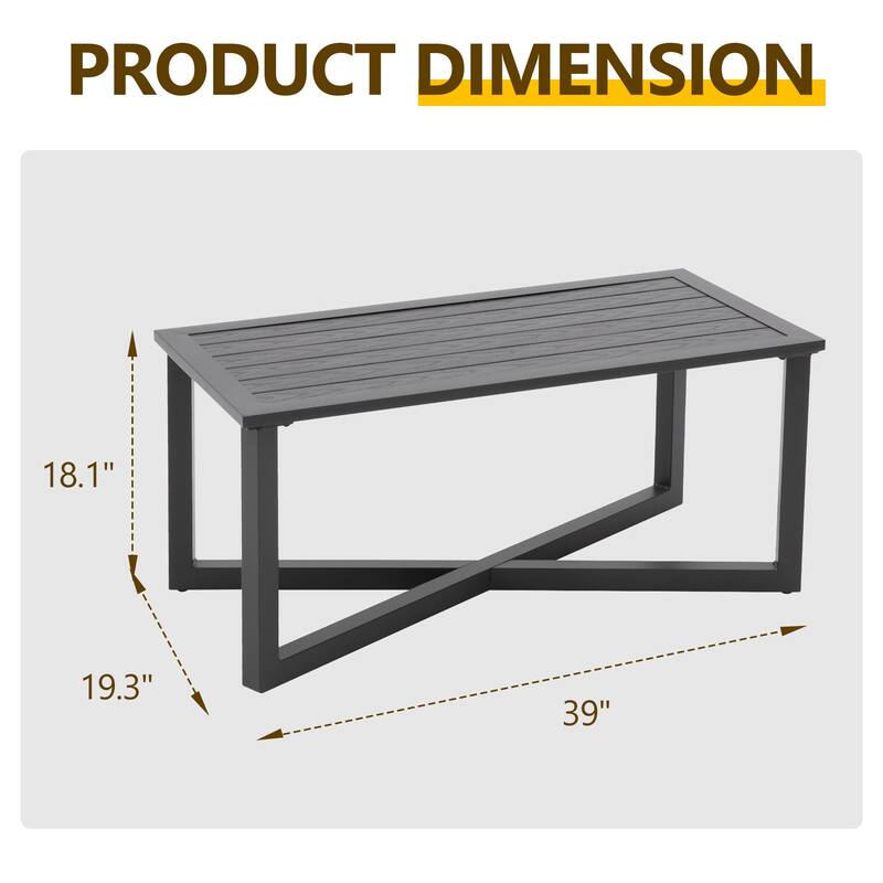 Outdoor Seating Group with Cushions and Table