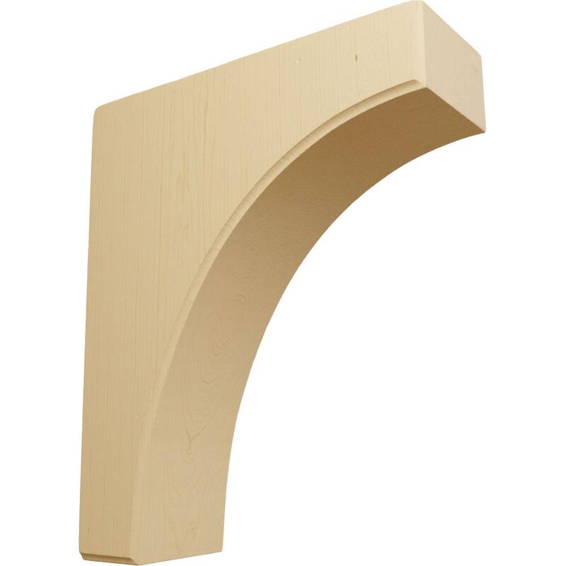 Clarksville Bracket - 3 1/2"W x 10"D x 12"H - Alder