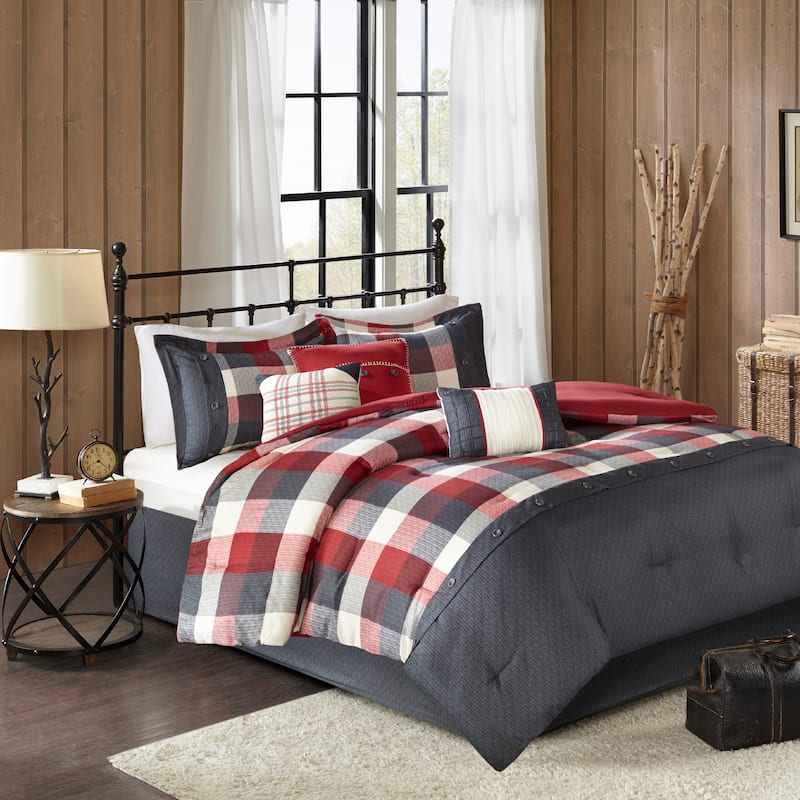 Madison Park Pioneer 7-piece Herringbone Comforter Set