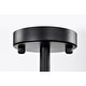 preview thumbnail 10 of 16, Theofy 18 Inch Glam-Modern Drum Shade Semi Flush Mount 3-Light