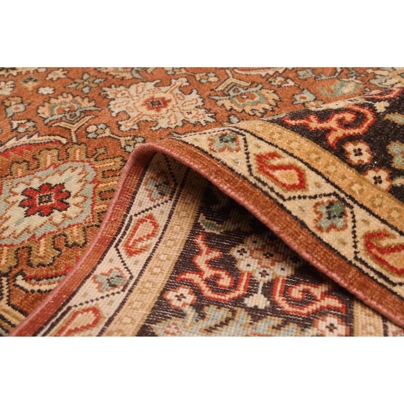ECARPETGALLERY Hand-knotted Jamshidpour Copper Wool Rug - 8'0 x 10'3