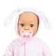 preview thumbnail 3 of 3, First Words Baby: Anna Pink Bunny 24 Sounds 15" Doll - Pacifier+Bottle