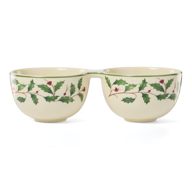 Lenox Holiday Double Dip Bowl